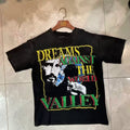 Valleydream Black Dreams Against The World Portrait Vintage T-Shirt