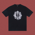 Trapstar Spiked Circle "T" Graphic Tee - Black/White