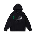 Trapstar Style Autumn/Winter Green-Black-White Gradient Hoodie - Black