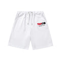 Trapstar It's A Secret Logo Sweat Shorts - White/Red