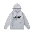 Trapstar Style Autumn/Winter Blue & Black Shooters Hoodie - Heather Grey