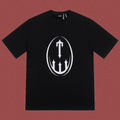 Trapstar Decoded Oval Logo Tee - Black