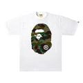 BAPE 1st Camo Big Ape Head Tee 'White/Green'
